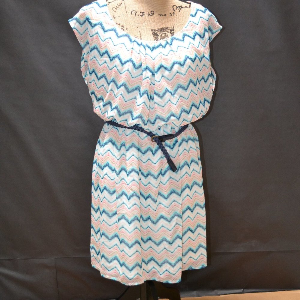 NWT AUW Multicolor Sleeveless Dress Size M